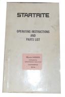 Startrite-Startrite H250A Operation Instructions & Parts Lists-H250A-01